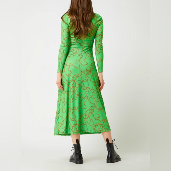 MANGO • Chain Print Dress - Picture 4 of 14